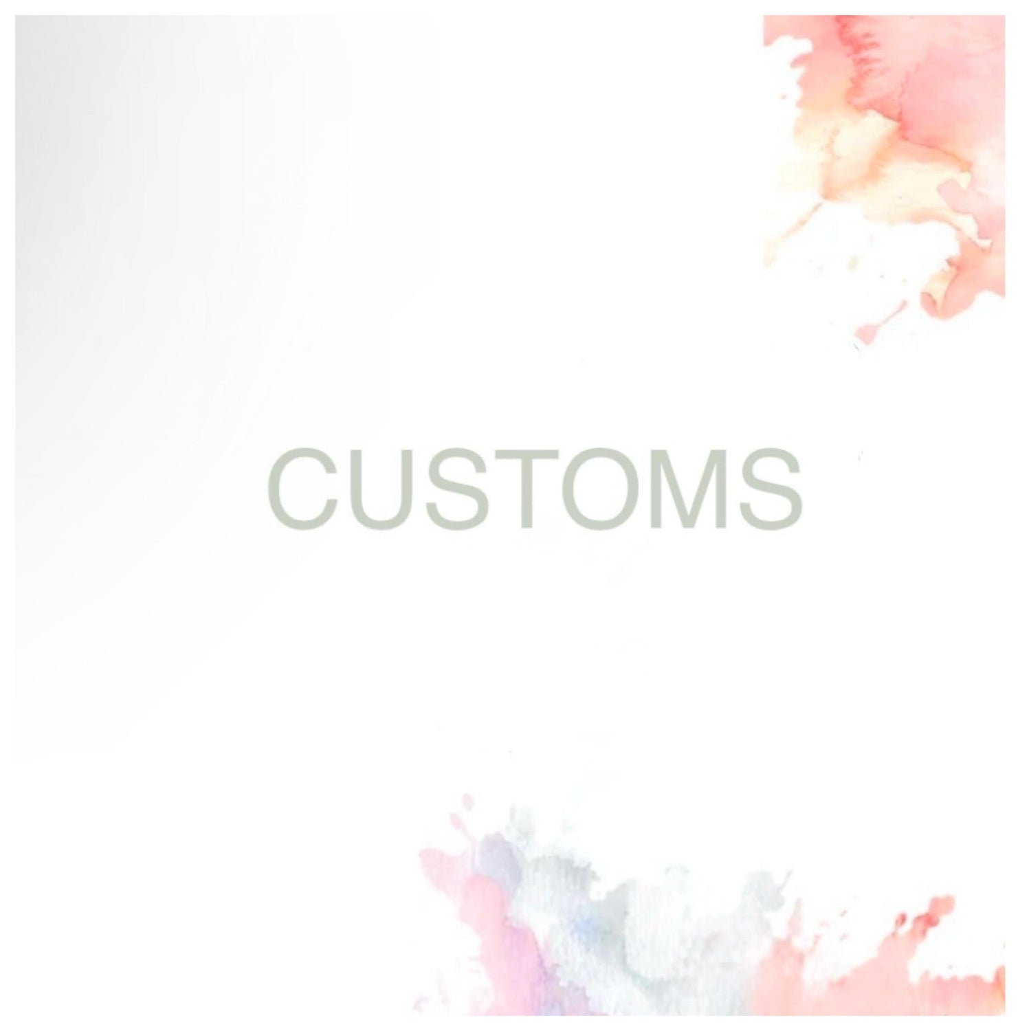 CUSTOMS