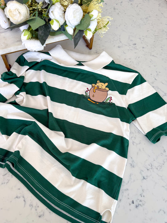 BEAR EMBROIDERED POLO SHIRT